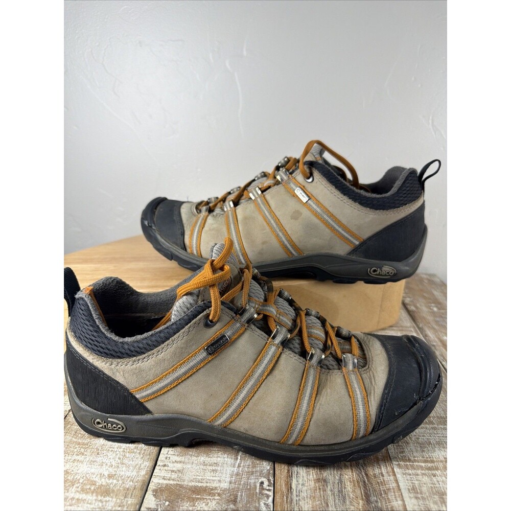 Chaco Canyonland Low eVent Womens Hiking Trail Shoes Brown Orange Lace Up Size 8
